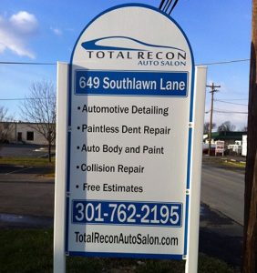 Custom Outdoor Post & Panel Promotional Sign